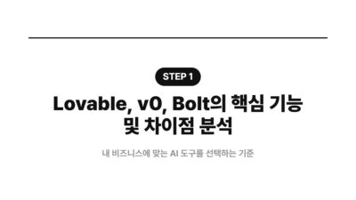 AI 도구 비교, AI 웹사이트 제작, Bolt, Lovable, v0, 노코드 웹사이트, 소상공인 홈페이지, 웹 개발 도구