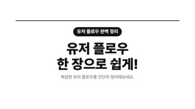 UX 기획, 사용자 경험, 서비스 기획, 유저 플로우, 이탈률 감소, 전환율 최적화, 화면 흐름